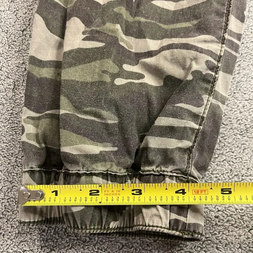 True Religion Camo Jogger Pants Men's Size L Drawstring Camouflage Sweats B342